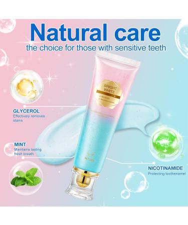 Niacinamide Whitening Toothpaste Niacinamide Intensive Toothpaste Fresh Breath Remove Tooth Stains Banana - Buy Online on GoSupps.com