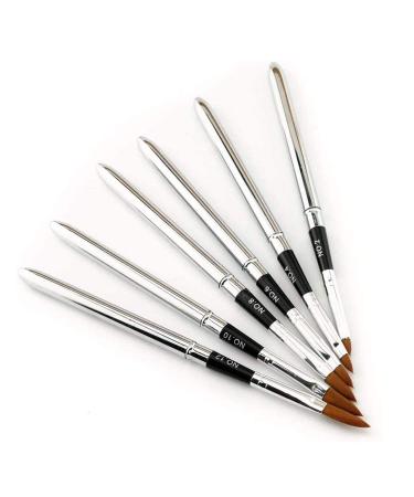 6pcs Nail Art Brush Design Painting Detailing Drawing Pen Set Bundle Tool Kit For Shellac UV Liner