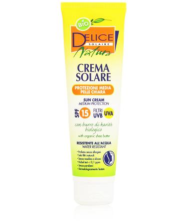 DELICE Fp15 organic cream 150 ml. - Solar products
