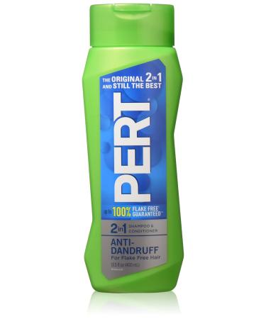 Pert Plus 2 in 1 Shampoo and Conditioner Dandruff Control 13.5 Ounces (Pack of 2)