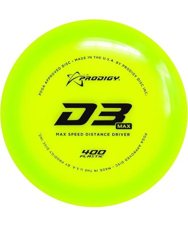 Prodigy Disc 400 D3 Max 170-174g | Understable Distance Driver for Disc Golf | Durable & Fast Flight with Lots of Glide - Buy Online on GoSupps.com