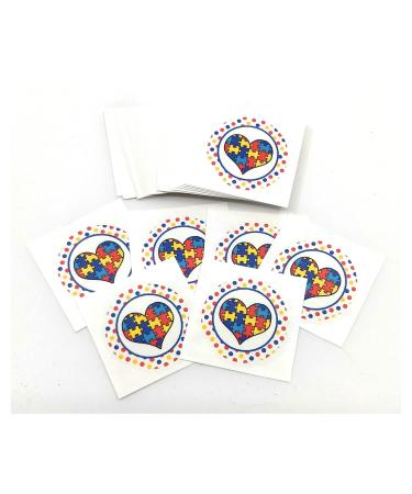 Autism Awareness Acceptance Tattoo Bundle (100 Tattoos)