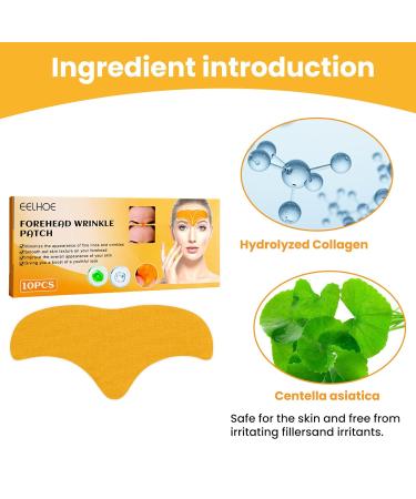 Skin Refining Forehead Gel Patches | Smooth Fine Lines & Wrinkles | Centella Extract | 20 Pcs - Non-Irritant Facial Treatment - Buy Online on GoSupps.com
