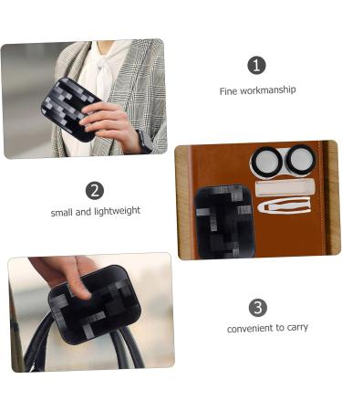 GOOHOCHY Glasses Holder - 2 Sets Colored Contact Lenses Storage Frame | Cute Plastic Travel Cases for International Shipping - Buy Online on GoSupps.com