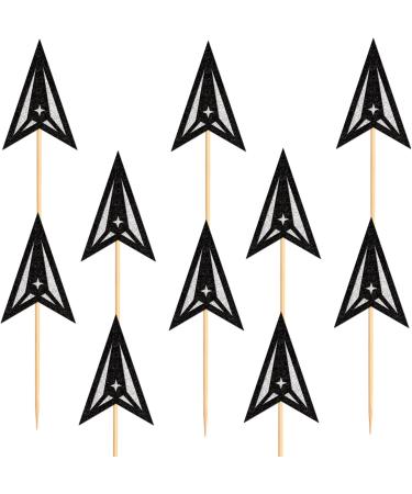 Ercadio 24 Pack Military Emblem Cupcake Toppers Silver Black Air Force Cupcake Picks Army Navy Cake Toppers Air Force Emblem Theme Retirement Birthday Party Cake Decorations Supplies Pattern 5 - Buy Online on GoSupps.com