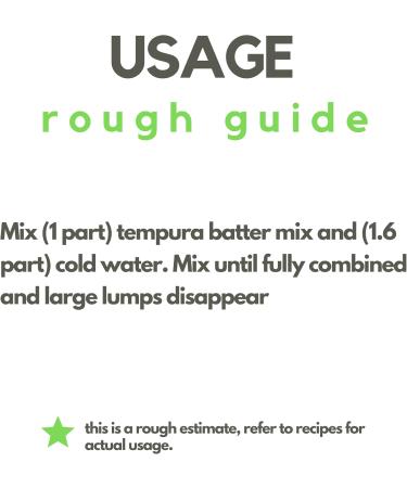 Elo s Premium Tempura Batter Mix (1lb/454g) | Proudly Made in Canada |Japanese Shrimp Batter Fish Fry Seasoned Coating for Seafood and Vegetables | Authentic Asian Fluffy Flour| No MSG and Added Colour - Buy Online on GoSupps.com