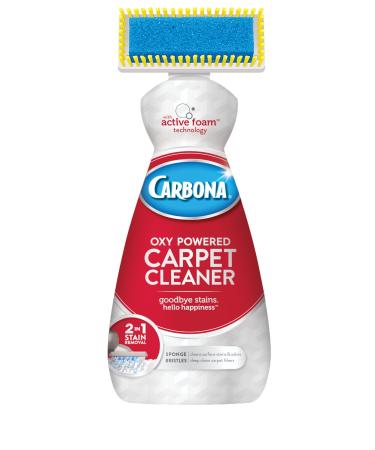 Carbona Carpet Cleaner with Brush | Oxy-Powered Foam for Spot Stain Removal | 13.5 Fl Oz