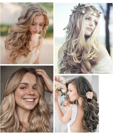 Hair Extensions 5 Clips Long Water Wave Hair Extensions Clips in High Temperature Fiber Clip in Hair Extensions Soft Synthetic Hairpieces for Women Hair Pieces(Sg88-22-613) - Buy Online on GoSupps.com