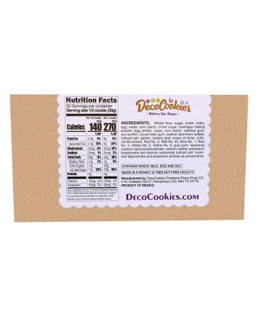 DecoCookies: Thank You Hand-Decorated Vanilla Flavor Cookies - 16 Individually Wrapped - Buy Online on GoSupps.com