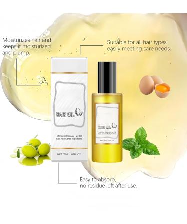 Intensive Hair Repairing Oil with Proteins Deep nourishment for damaged hair strengthens and restores shine mild formula for all hair types 50 ml169 floz 1 Piece - Buy Online on GoSupps.com