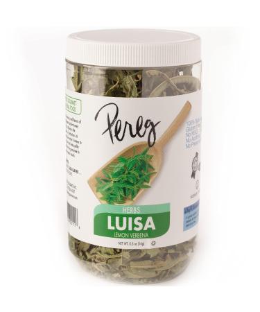 Pereg Luisa (0.50 Oz) - Dried Lemon Verbena Herbs - Healthy Hierba Luisa Herb - Non-Irradiated, Non-GMO