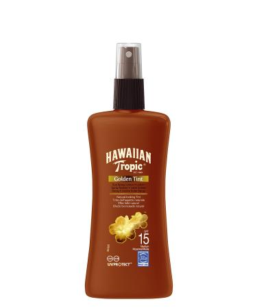 Hawaiian Tropic Golden Tint Sun Spray Lotion SPF 15 200 ml