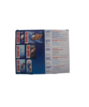 Band-Aid Tough Strips Adhesive Bandages - 188 Count with Travel Case - Buy Online on GoSupps.com