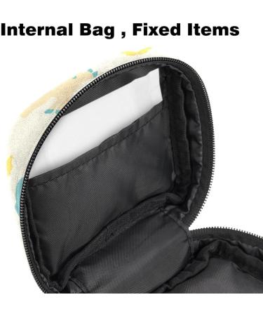 Portable Women s Binding-Up Bags | Menstrual Cup & Tampon Bags for Teens | Cute Light Yellow & Multicolored Design - Buy Online on GoSupps.com