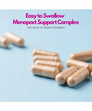 Meno Pact Support Complex - Menopause Supplement for Women - 60 Vegan Capsules - Buy Online on GoSupps.com