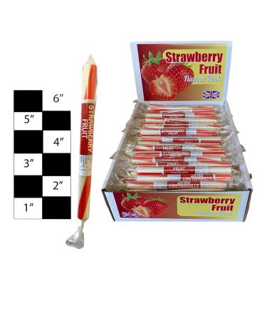 20 X Raspberry Ripple Rock Sticks