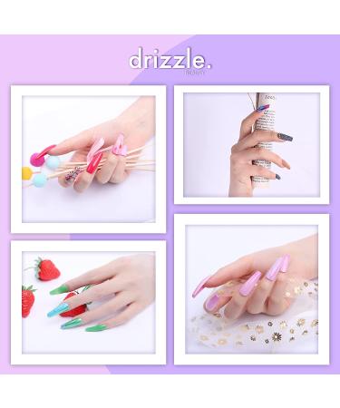 Drizzle Beauty Dip Powder Liquid Set - 4PCS 0.5oz for Dip Powder Nail Kit - Activator, Base Coat, Top Coat, Brush Saver - Nail Manicure Kit (Model 3) - Buy Online on GoSupps.com