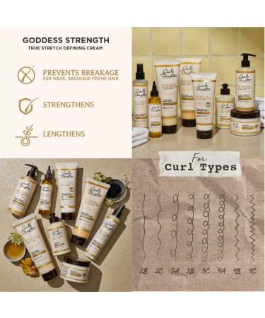 Carol's Daughter Goddess Strength Hair Care Gift Set - Shampoo, Conditioner, Leave In Conditioner & Treatment Oil with Castor Oil | Sulfate Free | 4 Products - Buy Online on GoSupps.com