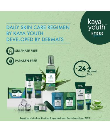 Kaya Youth Hydro Replenish Ultimate Hydration Night Cream Overnight Leave On Sleeping Pack Enriched with Pure Aloe Vera Gel for 24 hours Hydrated Skin Overnight Hydration for a Morning Glow 45 gm - Buy Online on GoSupps.com