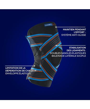 Thuasne Sport Open Strapping Knee Support - Unstable or Painful Knee - Heat Loss Limitation - Support Index 4/5 - CE Medical - Buy Online on GoSupps.com