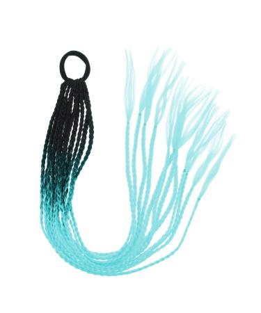 Housoutil Ponytail Braids Wigs Colorful Crochet Braids Synthetic Hair Braids Afro Curly Hair Ties Colorful Hair Braids Hair Bands Premium Hairpiece Silk Soft