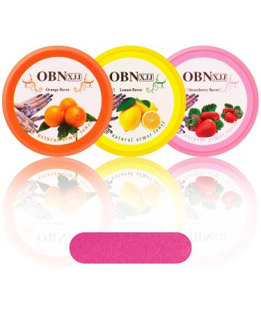 LOPHE LOPHE 3 x Nail Brush for Removing Semi-Permanent Gel Polish (A)