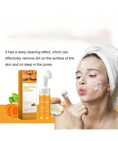 Turmeric Face Wash Foam Cleanser | Deep Pore Cleansing for All Skin Types - Buy Online on GoSupps.com