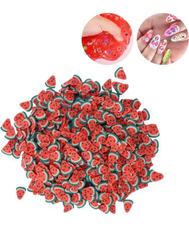 Fruit Nail Art Slices Multifunctional Exquisite DIY Manicure Slices for Nail Shop for Home (triangle watermelon) - Buy Online on GoSupps.com