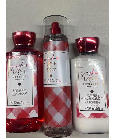 Bath & Body Works Gingham Love 3pc Bundle: Shower Gel, Fragrance Mist, Body Lotion 2022 - Buy Online on GoSupps.com