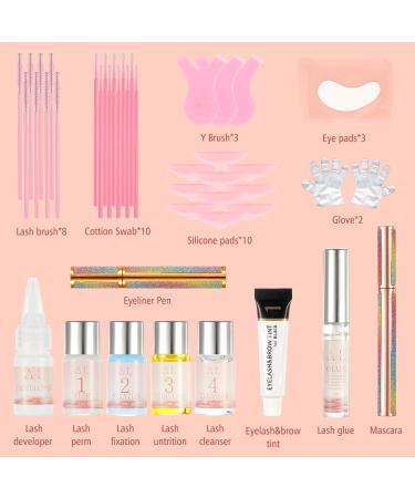 Lash Lift Kit & Eyelash Perm Set - Professional Black Curler for Beginners & Experts | Perfect Gift for Girlfriend Mom or Wife - Buy Online on GoSupps.com