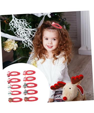 FRCOLOR 5 Pairs Christmas Hair Clips Kids Barrettes for Hair Cartoon Design Hairpins Kids Hairpin Christmas Tree Barrettes Kids Hair Clips Xmas Hairpin Resin Girl Child Issue Card - Buy Online on GoSupps.com