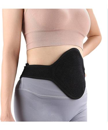 ONLYNERY Heated Back Bandage | Soft Lumbar Support Belt for Posture Correction & Spine Fitness | DOT-Matrix Thermal Belly Warmer - International Shipping Available - Buy Online on GoSupps.com