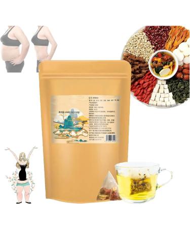 Poria and Coix Seed Tea for Dampness Elimination Lemon Hawthorn Lotus Leaf Tea Dampness Clearing Herbal Tea Calming Effect Fu Ling Yi Wet Tea (3bags)