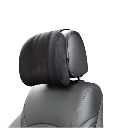 Forbell car headrest neck pillow accessories pillow memory cotton car accessories headrest pillow headrests headrest pillow for car suede black - Buy Online on GoSupps.com