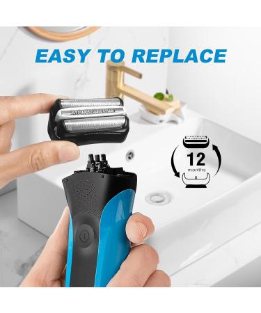 Buy Series 3 32B Replacement Shaver Head - Compatible with Braun S3 Models - 2 Pack - Buy Online on GoSupps.com