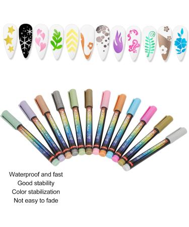 Nail Art Pen Colorful Nail Drawing Pen for Home - Buy Online on GoSupps.com