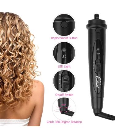 Culwad 3 in 1 Curling Iron Set - Multifunctional Interchangeable Ceramic Hair Curler with Glove | Eco-Friendly Reusable Packaging - Buy Online on GoSupps.com