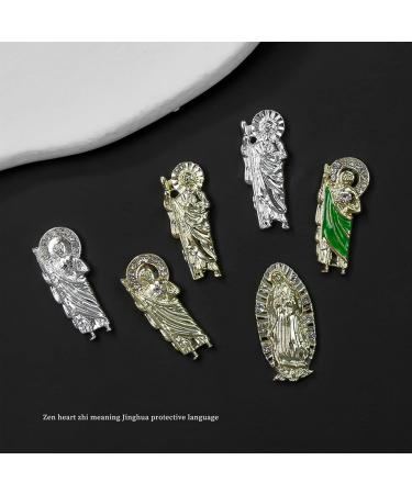 FEIlei Nail Art Charms Metal Nail Rhinestones Alloy Buddha-Nail Crystals Diamonds - Buy Online on GoSupps.com