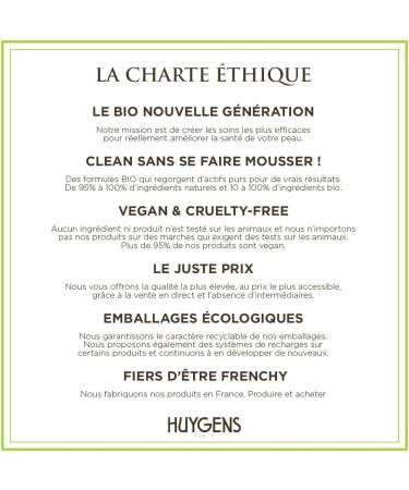 Anti-Aging Face Serum HUYGENS - Anti-wrinkle Ferming & Antiblemishing Skincare - Youth Booster with Hyaluronic Acid - Organic & Natural - Vegan - Made In France - 30 ml - Buy Online on GoSupps.com