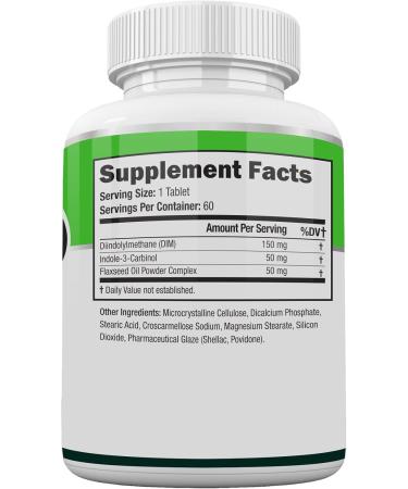 3 Pack DIM Supplement 180 Tablets - Best Estrogen Blocker for Women & Men | Natural Aromatase Inhibitor for PCOS Menopause & PMS - Buy Online on GoSupps.com