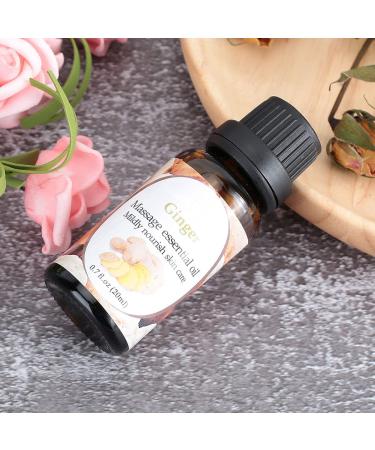 Essential Ginger Oil - Cold & Relaxing Body Massage Oil for Foot Shoulder & Neck - 20ml | International Shipping - Buy Online on GoSupps.com
