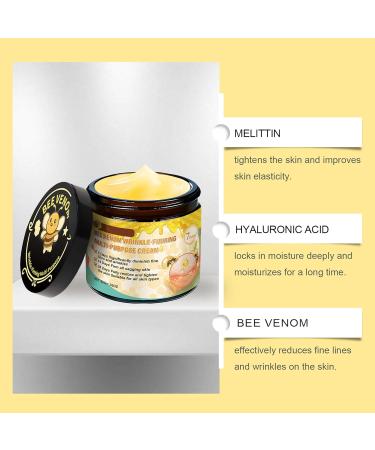 Bee Venom Wrinkle-Firming Multi-Purpose Cream - Premium Face Moisturizer for Women & Men Visibly Reduces Wrinkles Lifts & Tightens Sagging Skin - Cruelty-Free Collagen Boosting Day & Night Cream - Buy Online on GoSupps.com