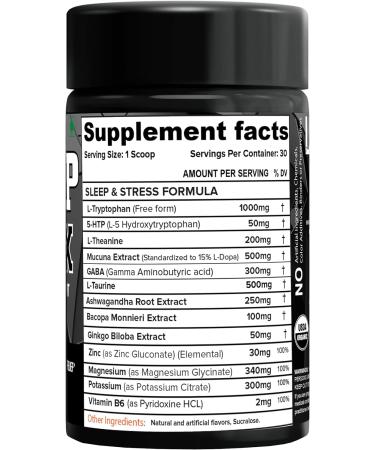 NutriJa Sleep Relax - 30 Servings | Powerful Blend of 12 Scientifically Proven Ingredients - Buy Online on GoSupps.com