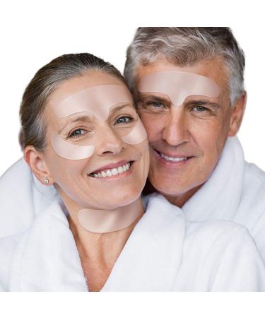 Hoosh Face Wrinkle Pads | 6 Pack Reusable Silicone Patches for Men & Women - Face Lift Mask for Neck, Forehead, Eyes, and Smile Lines Treatment - Buy Online on GoSupps.com