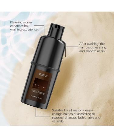 Crsetmyth Hair Dye Shampoo 100ml 3in1 Hair Color Shampoo Hair Color Shampoo Hair Care Natural Hair Color Shampoo for Gray Hair Long Lasting Hair Instant Dye Hair Color Brown - Buy Online on GoSupps.com