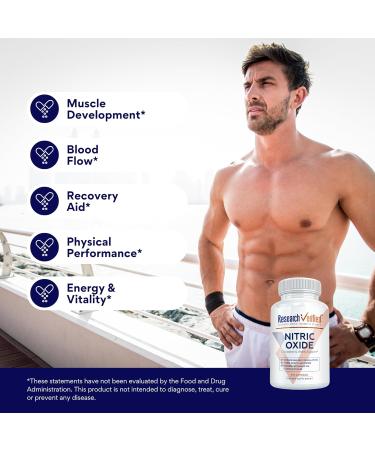 Research Verified Nitric Oxide - with L-Arginine and L-Citrulline - Premium Muscle Building Nitric Oxide Booster - 270 Count - 1 Bottle 270 Count (Pack of 1) - Buy Online on GoSupps.com