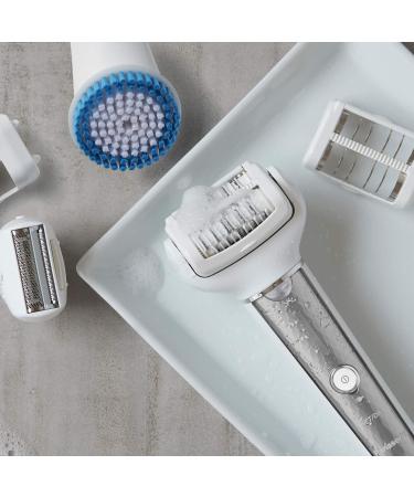 Panasonic Cordless Shaver & Epilator for Women | ES-EL9A-S | 7 Attachments for Gentle Wet/Dry Hair Removal, Foot Scrubber, Body Cleansing Brush - Buy Online on GoSupps.com