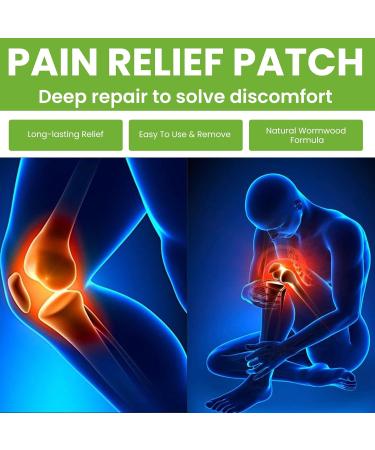 50pcs Wormwood Pain Relief Patch - Moxibustion Heat Paving for Knee Back & Neck Sore Muscles - Buy Online on GoSupps.com