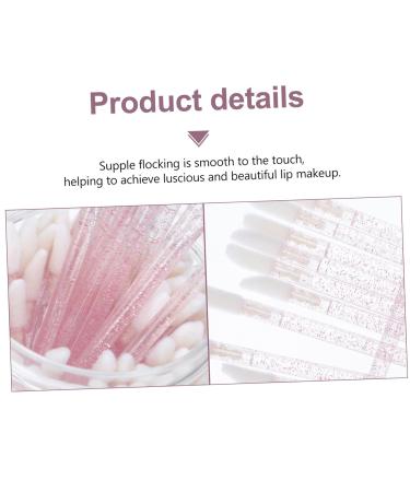 Buy MAGICLULU 100pcs Lip Brush Set | Silicone Lip Scrubber & Tester Wands | Perfect for Lip Gloss & Liner | Pink Crystal Handle | International Shipping - Buy Online on GoSupps.com