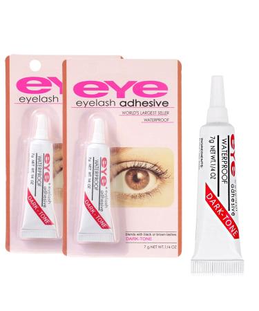 Black Eyelash Glue Duo Pack - 7g x 2 | Express Drying, Waterproof & Long-Lasting Lash Adhesive for Individual and DIY Eyelash Extensions - Buy Online on GoSupps.com